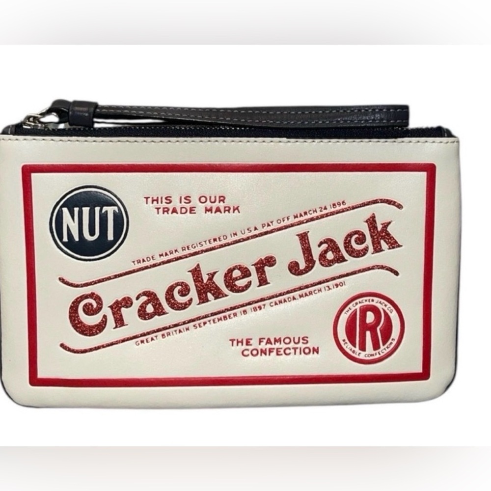 COACH X CRACKER JACK ZIP WRISTLET CLUTCH - Picture 3 of 5